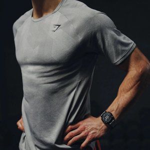 NWT Gymshark Apex Shirt - Grey - L